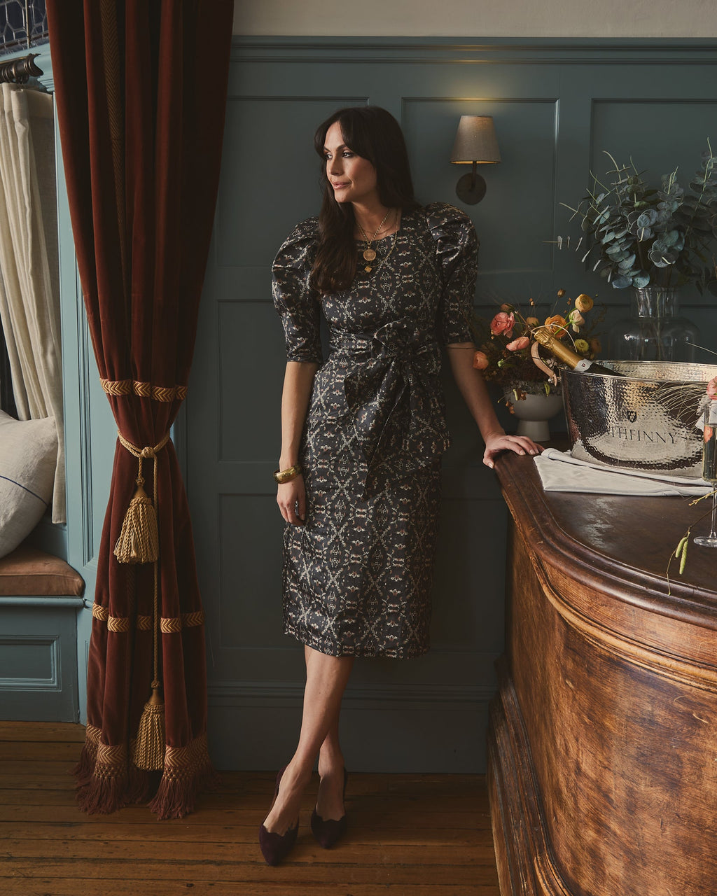 Lorelei Lady Tea Dress- Lorelei House Print Angellica Bell RHS Chelsea 2025